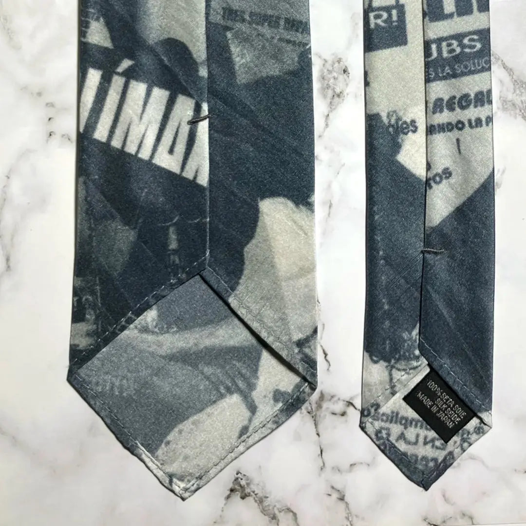 [Beautiful goods] WACKO Maria Wakomali Tie Blue Women Rare | 【美品】WACKO MARIA ワコマリア ネクタイ　青　女性　レア