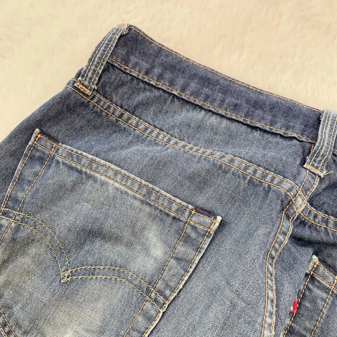 ♡ Levi's ♡ Denim Jeans Jeep -kotton Mixed Casual Damage | ♡リーバイス♡ デニム　ジーンズ　ジーパン　コットン混　カジュアル　ダメージ