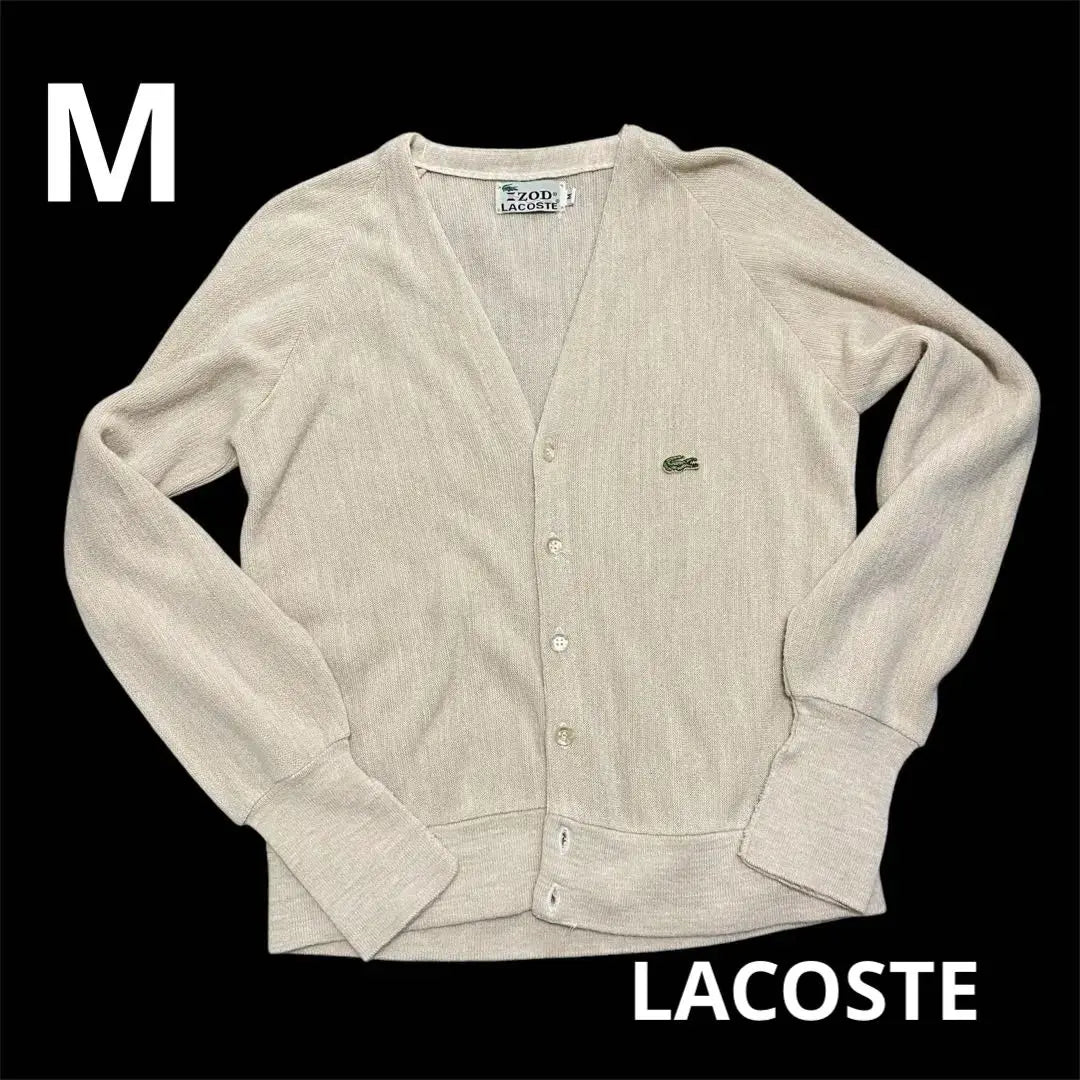 LACOSTE Izod 70s Thread Tag Vintage M Cardigan