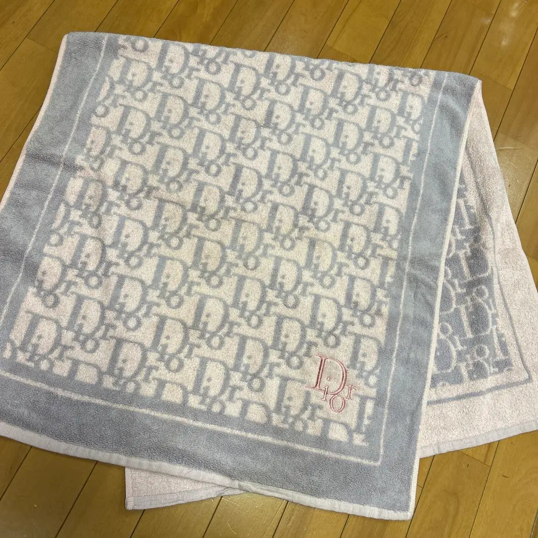 Christian Dior Trotter Pattern Bath Towel