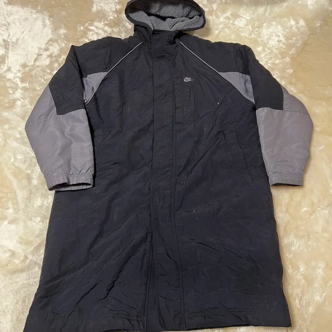 [Good condition] Silver tag 00s NIKE bench coat equivalent to 160s size