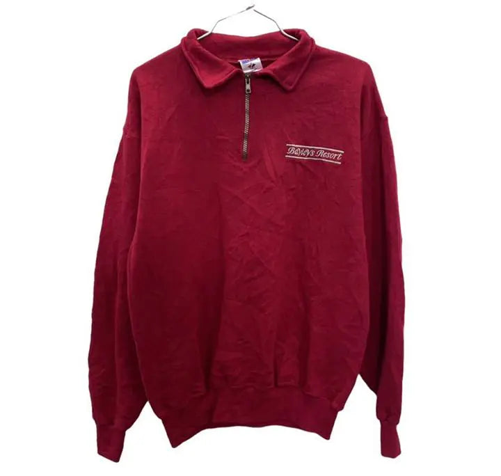 JERZEES Half Zip Sweatshirt M Size