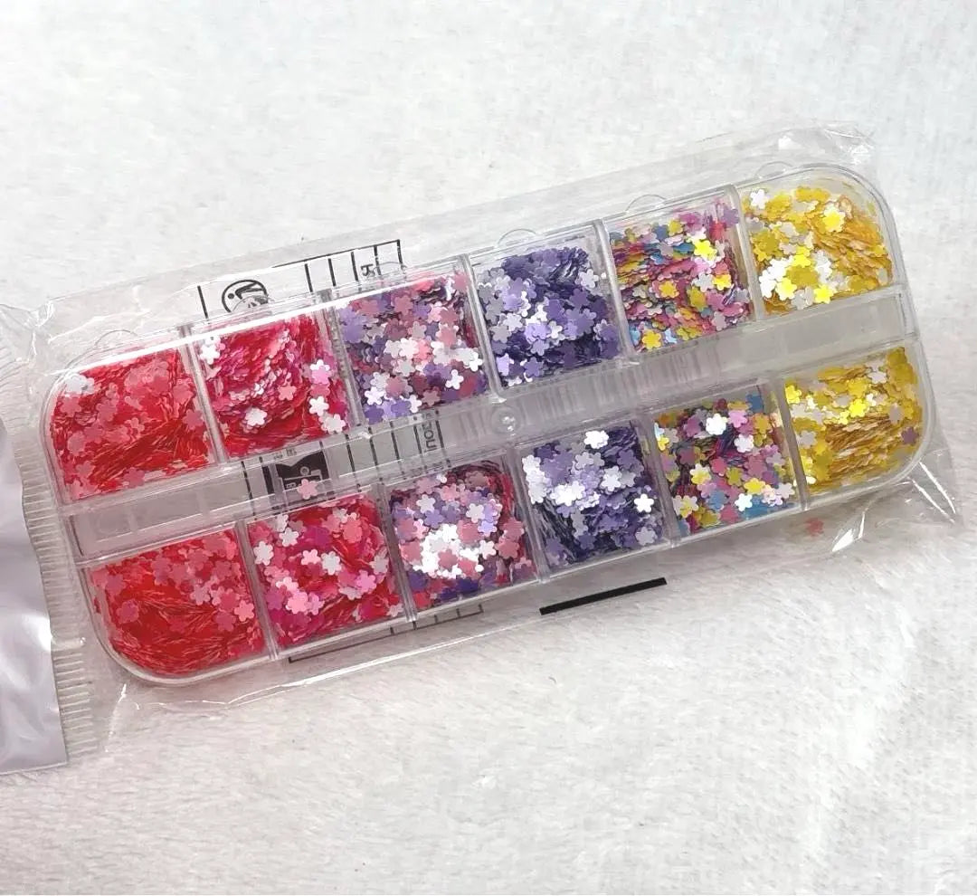 ☆ Colorful flower glitter flakes resin Shaker mold filler