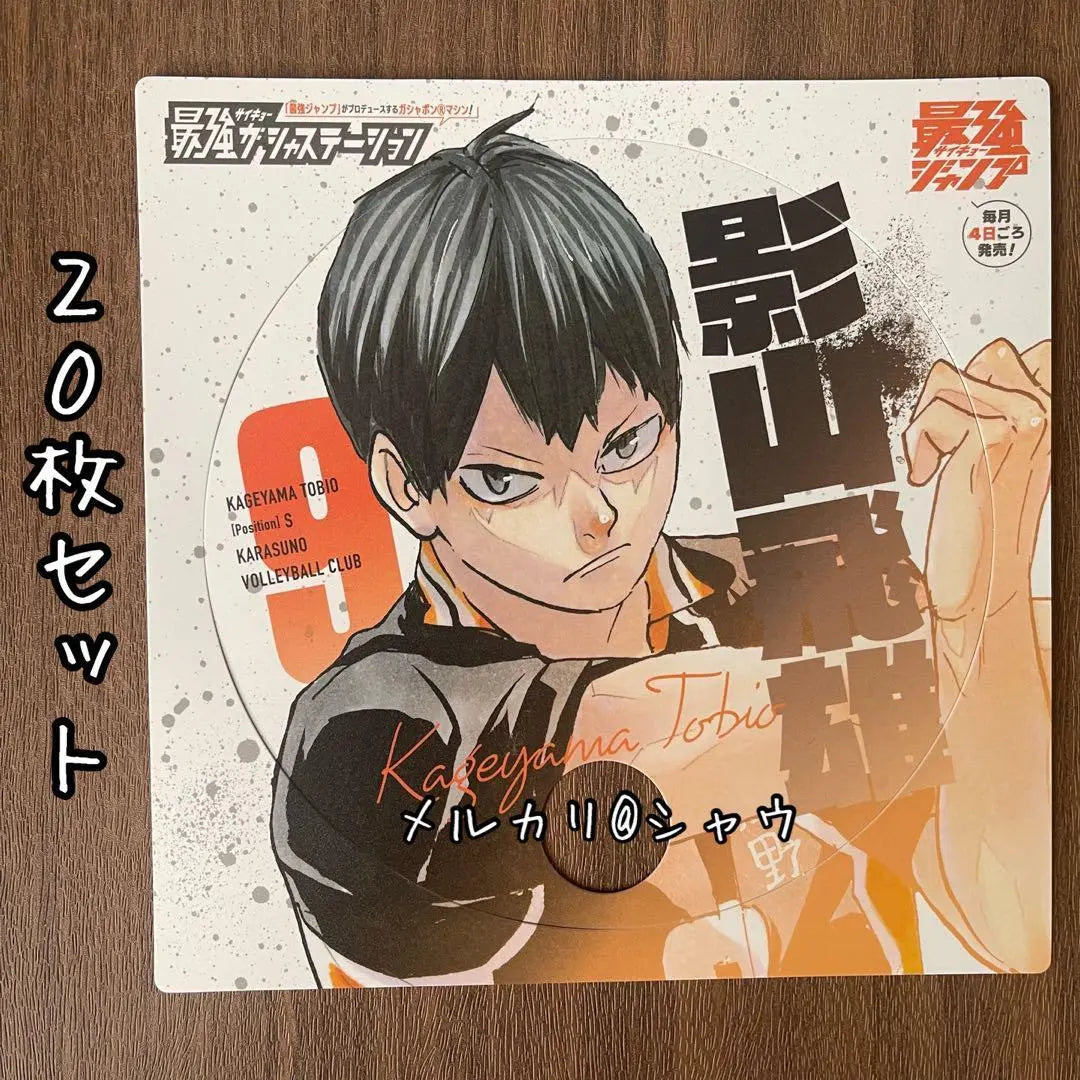 Kageyama Tobio 20 pieces Haikyuu Decision Battle Fan at the Garbage Disposal - Brand new and unused