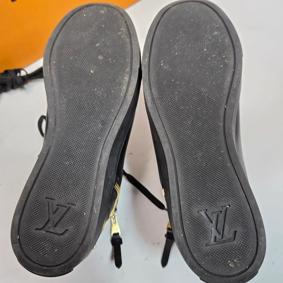 LOUIS VUITTON Zapatillas altas con motivo de cremallera en supertejido