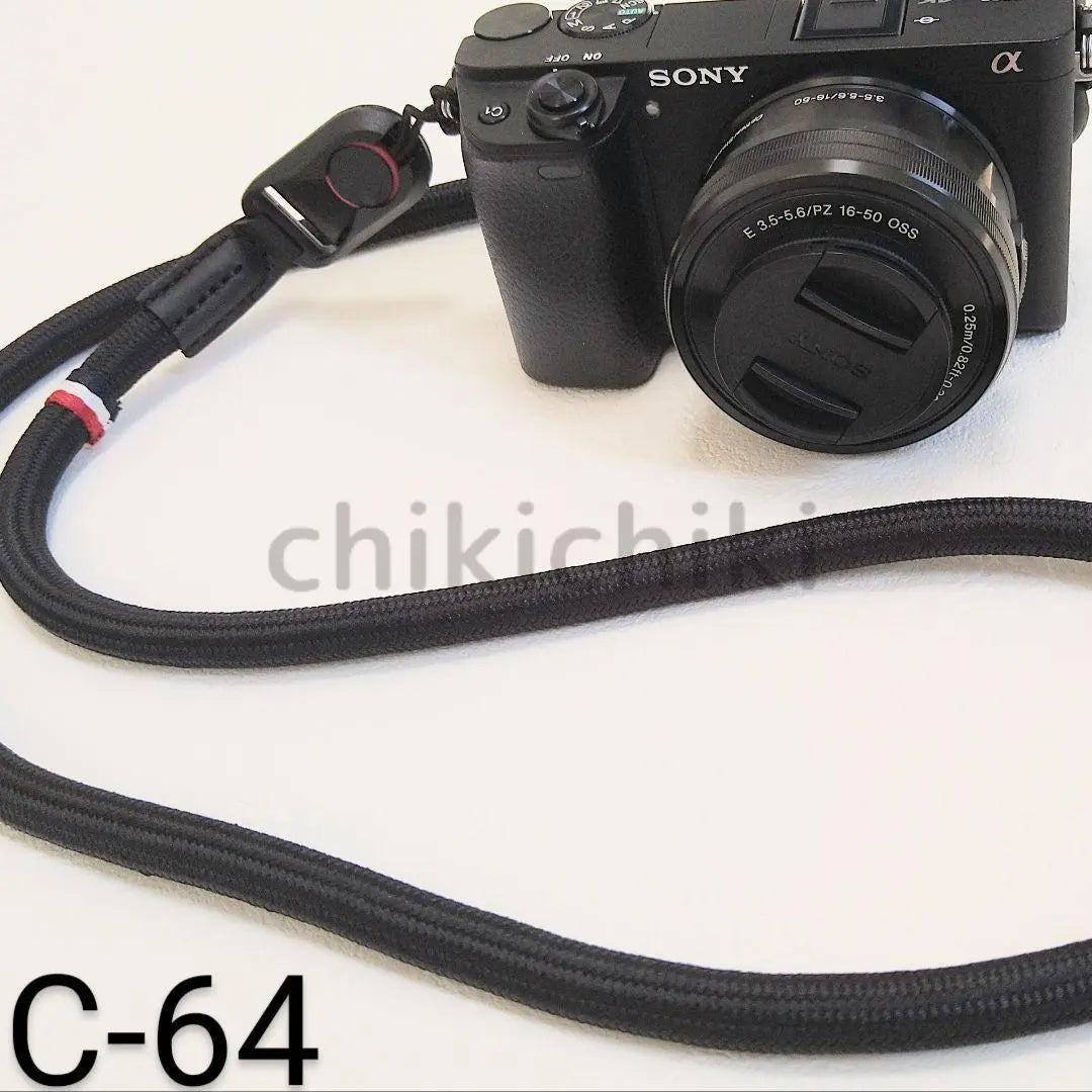 Camera Strap Quick Connector Black Easy to Attach and Remove Neck <D38>