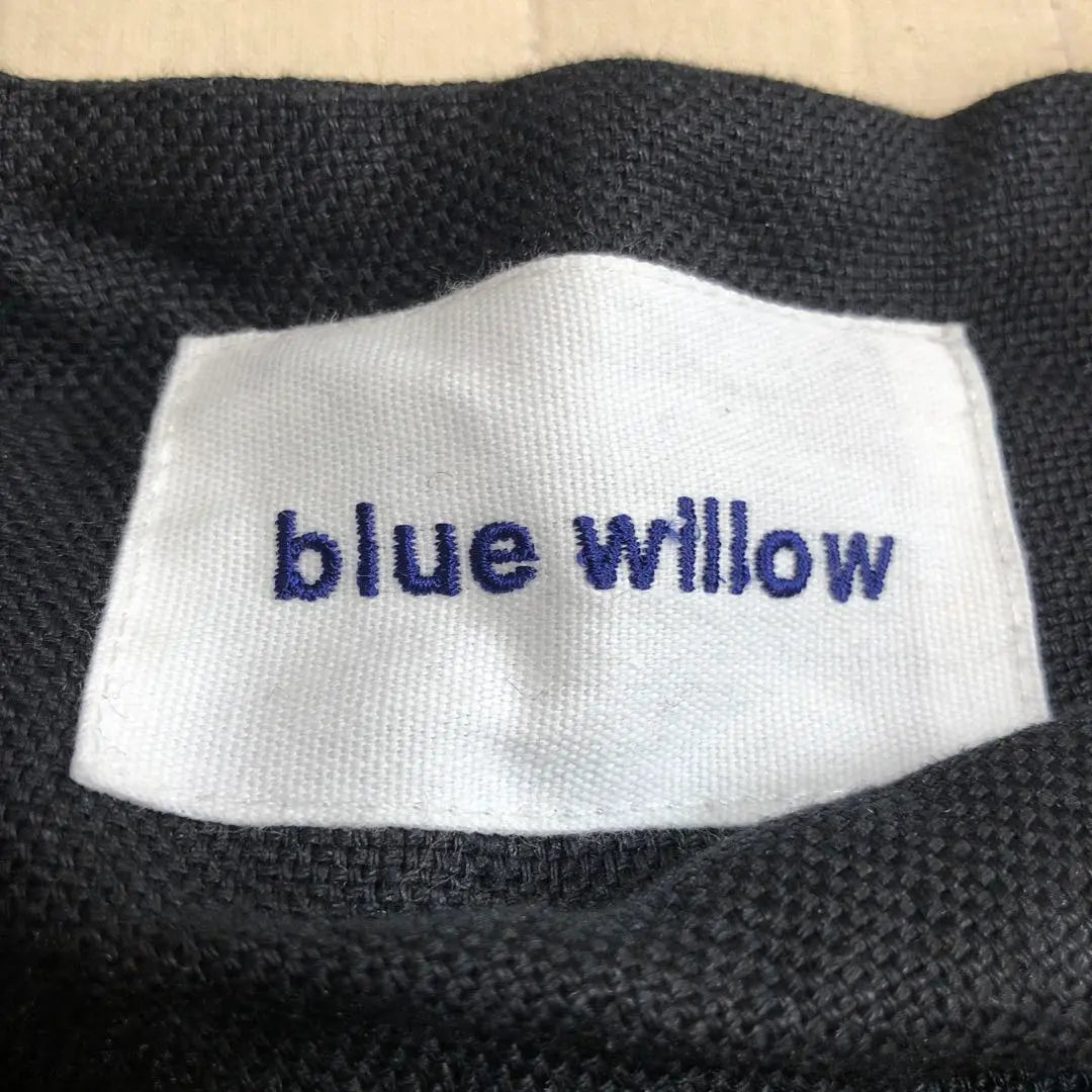 blue willow Blue Willow Linen Jacket Black