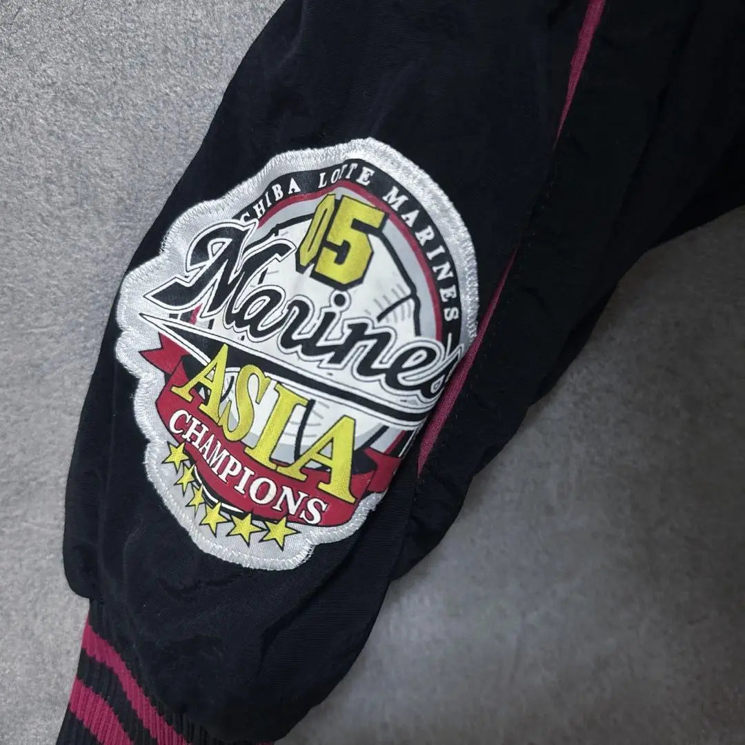 Chaqueta tipo cazadora conmemorativa del campeón asiático de Chiba Lotte Marines 2005