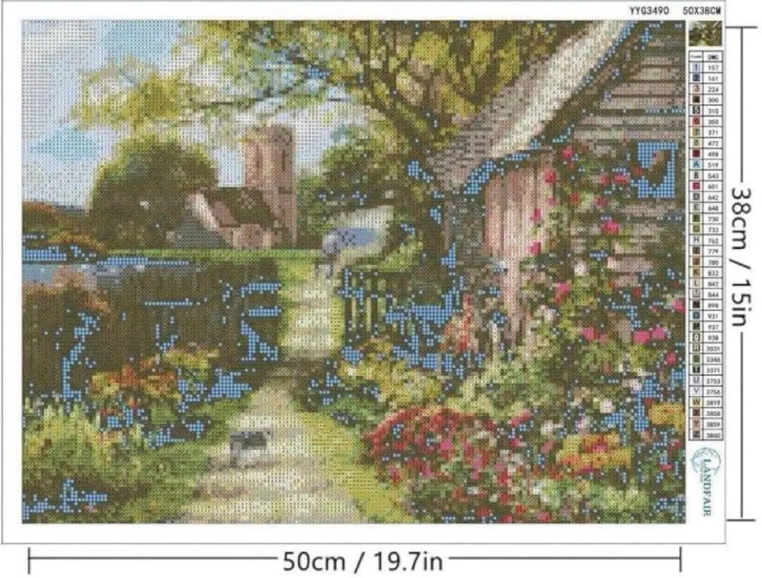 Diamond Art Kit 38 x 50 Old Church Road Diamond Painting