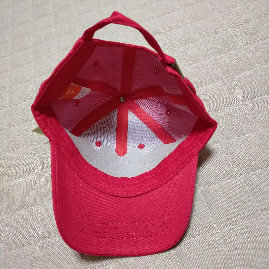 ⭐️Baby Kids Baby Kids Hat Plain Cap Cotton Hat Red