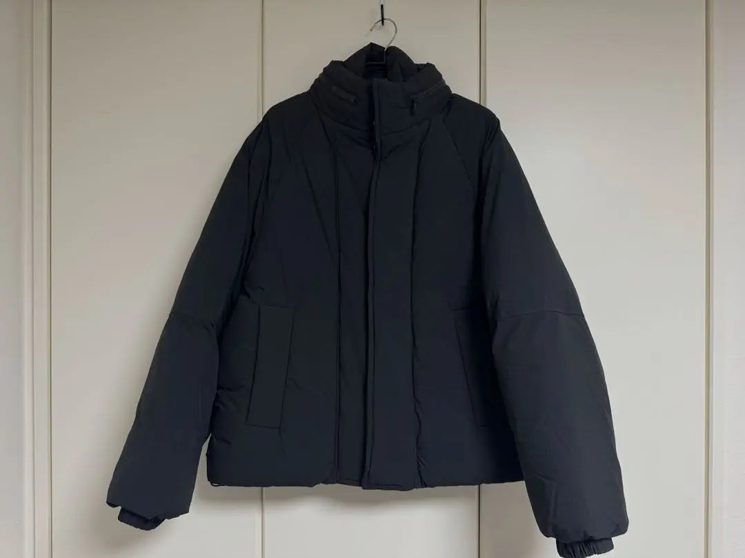 ZARA Zara Puff Technical Jacket Down Jacket Ripstop Black