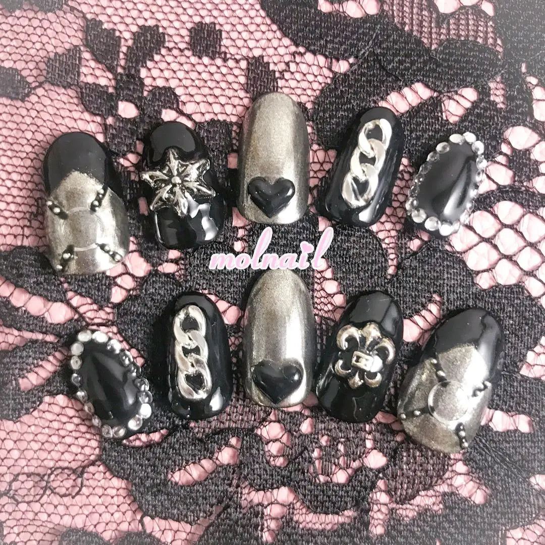 ❤︎ No.4 Landmine-type Subculture Nail Tip ❤︎ | ‪‪❤︎‬ No.4 地雷系 サブカル ネイルチップ ‪‪❤︎‬