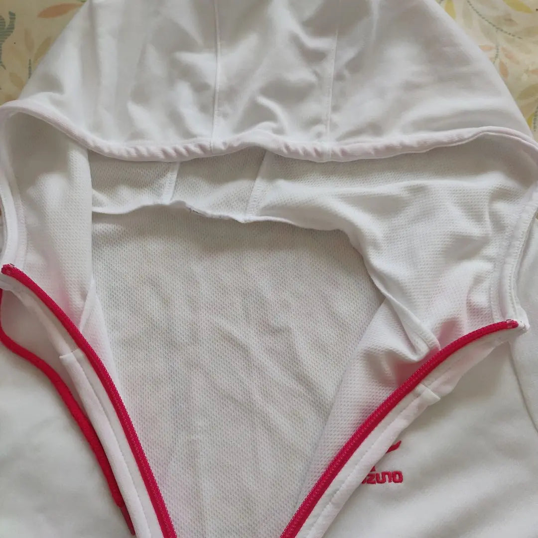 Mizuno Hooded Windbreaker White Thin