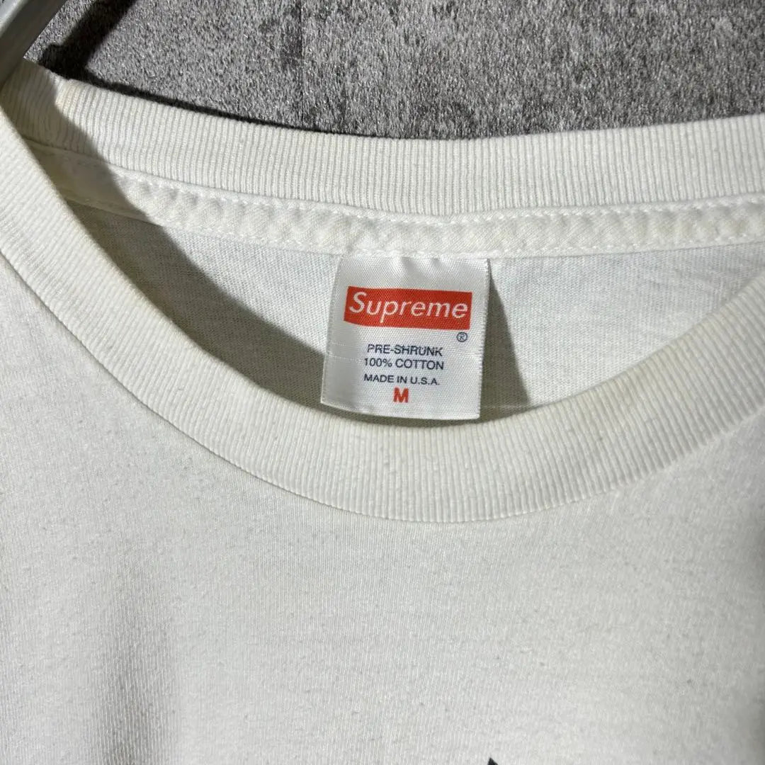 [Very popular] Supreme T-shirt Side logo with presence◎ Rare pattern◎