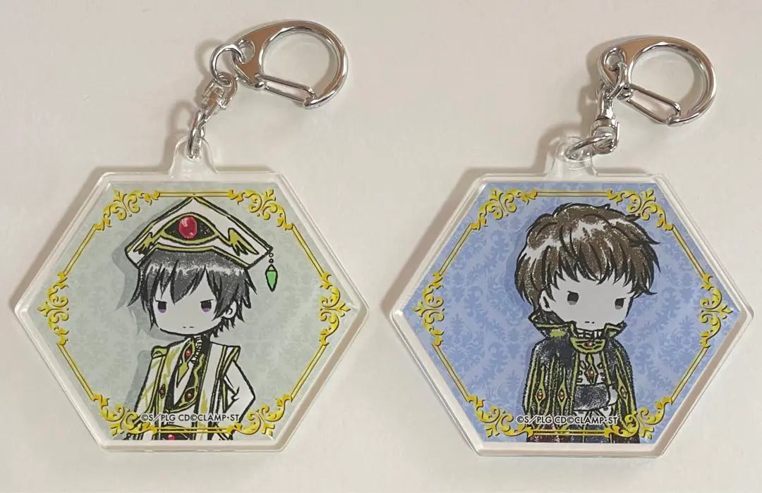 Code Geass Lelouch of the Rebellion Graph Art Keychain Lelouch Suzak