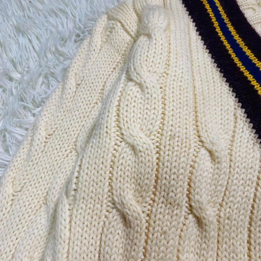 [Ralph Lauren] Ralph Lauren Tilden Knit M de los años 90