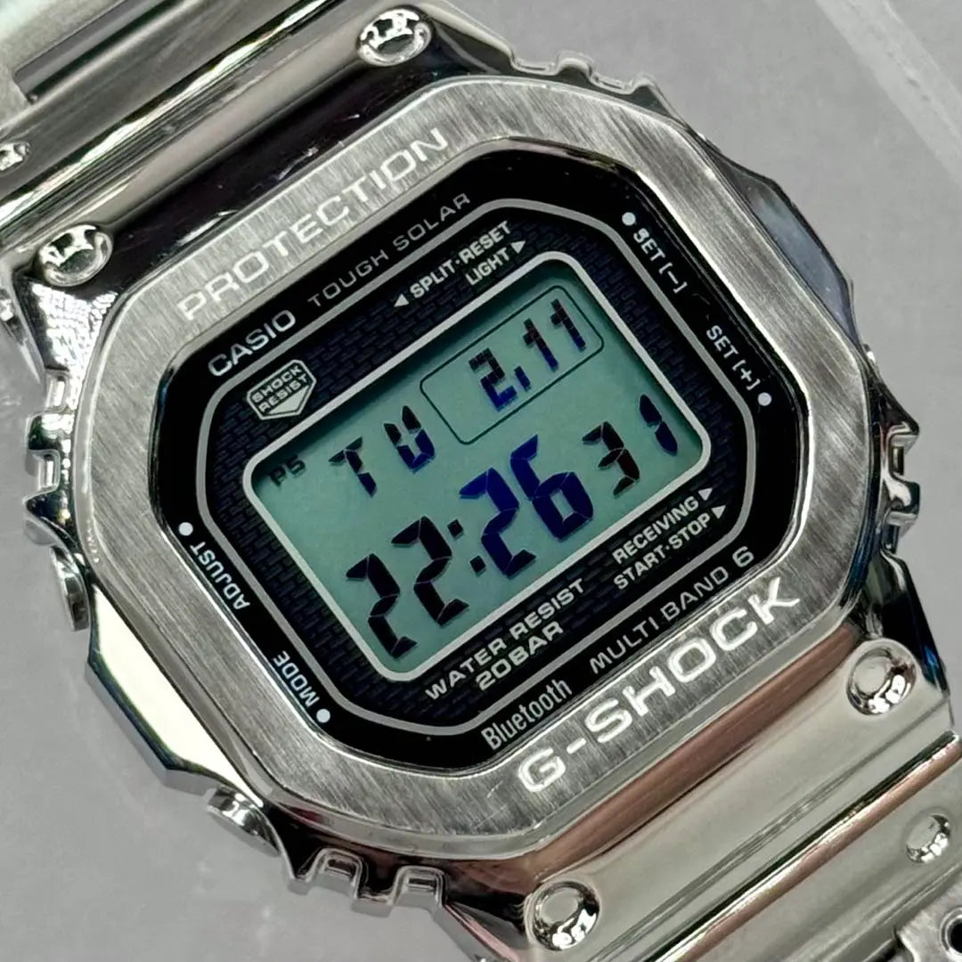 Excelente estado G-SHOCK GMW-B5000D Radio solar Bluetooth | Soporte Bluetooth G-SHOCK GMW-B5000D Bluetooth