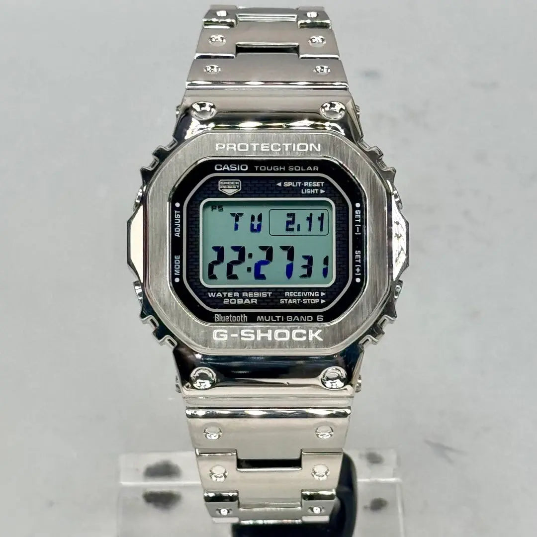 Excelente estado G-SHOCK GMW-B5000D Radio solar Bluetooth | Soporte Bluetooth G-SHOCK GMW-B5000D Bluetooth