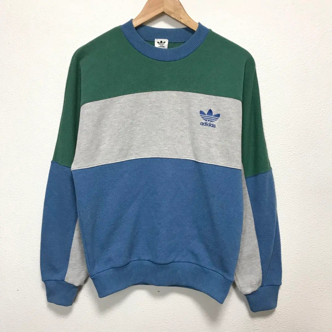 90s adidas vintage multicolor sweatshirt sweatshirt trefoil logo