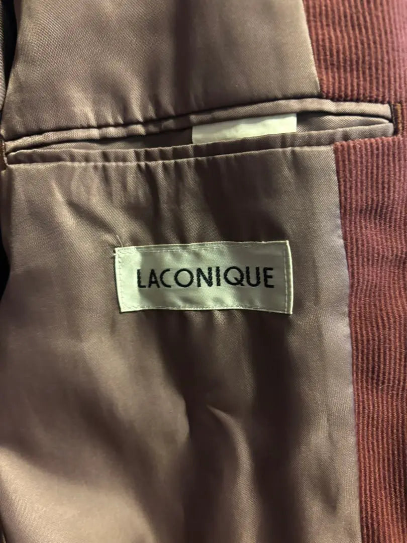 Laconique Burgundy Tailored Jacket | LACONIQUE バーガンディ テーラードジャケット