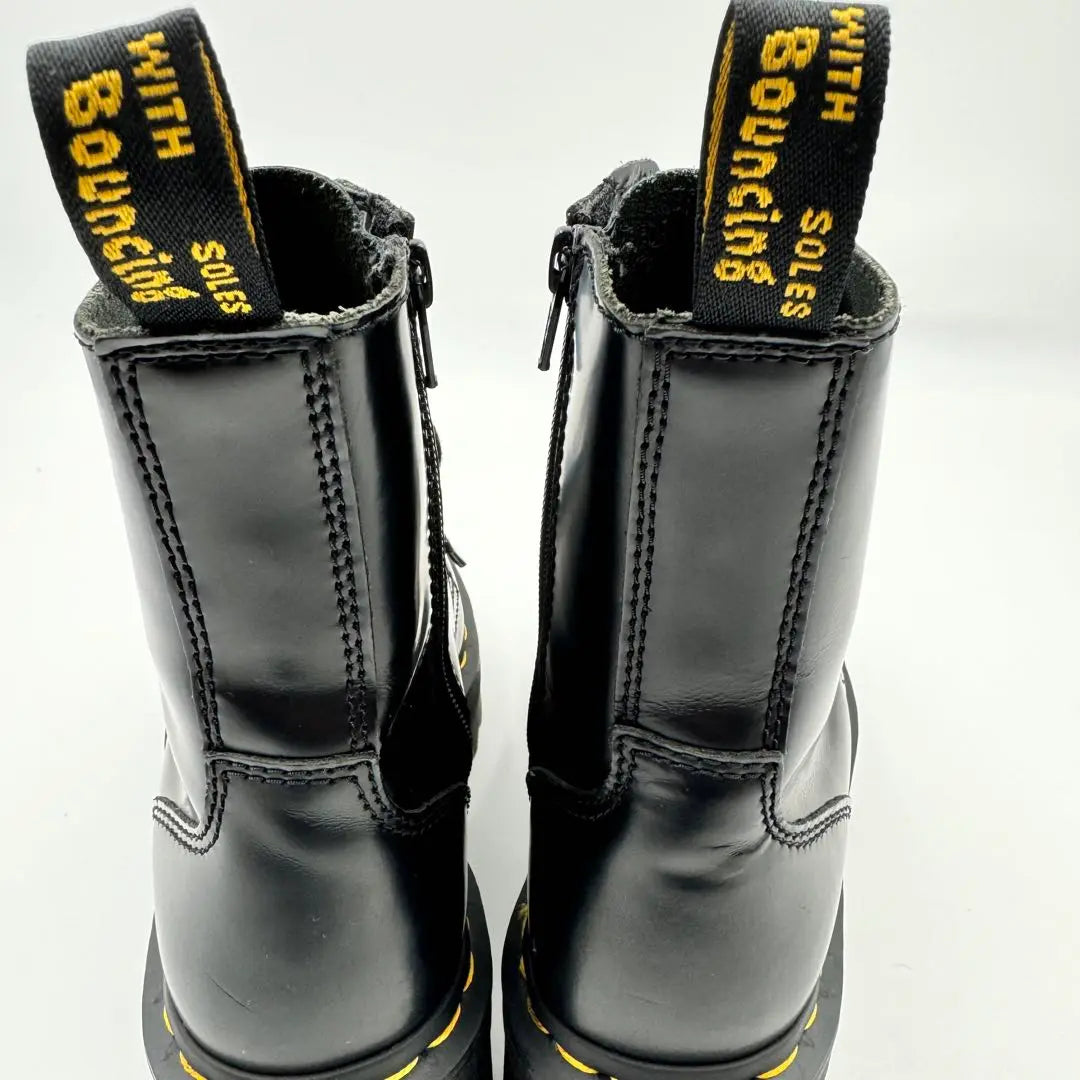 Productos hermosos ✨ Dr.Martens 8 Hole Boots Village Black UK3 Con caja de almacenamiento | 美品✨Dr.Martens 8ホールブーツ 厚底 ブラック UK3 保存箱付き