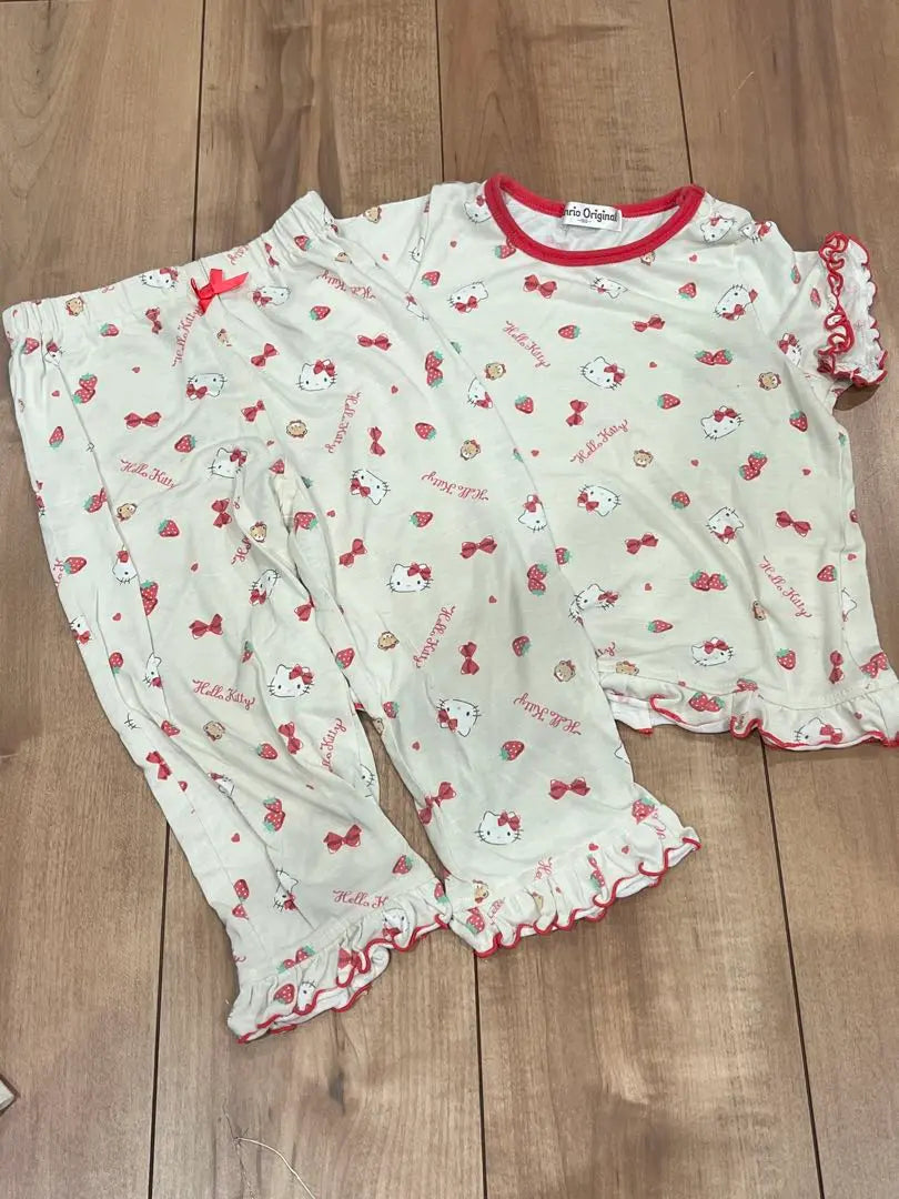 [Bargain] Sanrio Kitty My Melody Pajamas 3-piece set ALL90cm