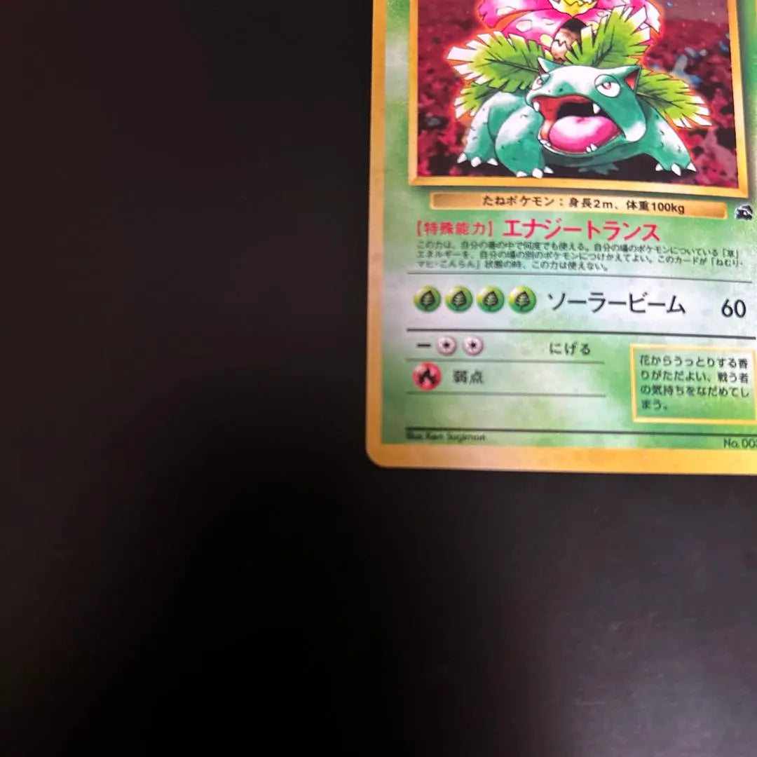 Pokemon Cards Fushigibana Energy Transformer Old Back