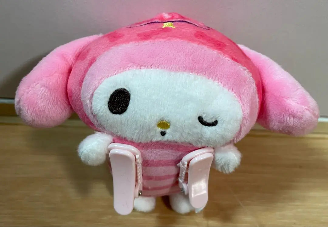 Sanrio nyoronyoronyoro shoulder clip my melody