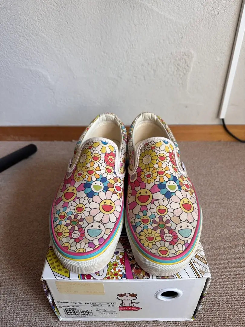 Brand new and unused VANS Murakami Takashi slip-on sneakers 26cm