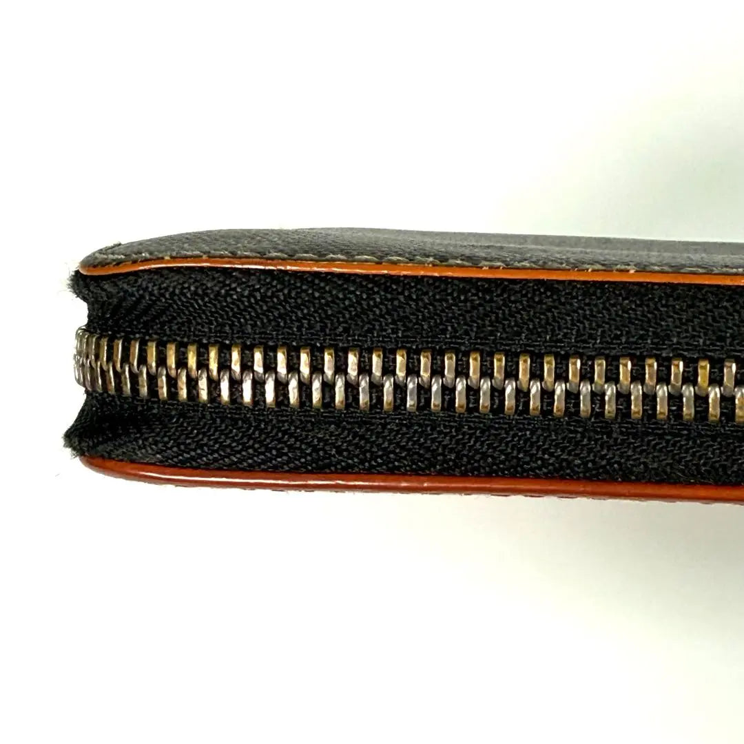 GOYARD Goyard Round Zip Long Wallet Matignon GM Herringbone