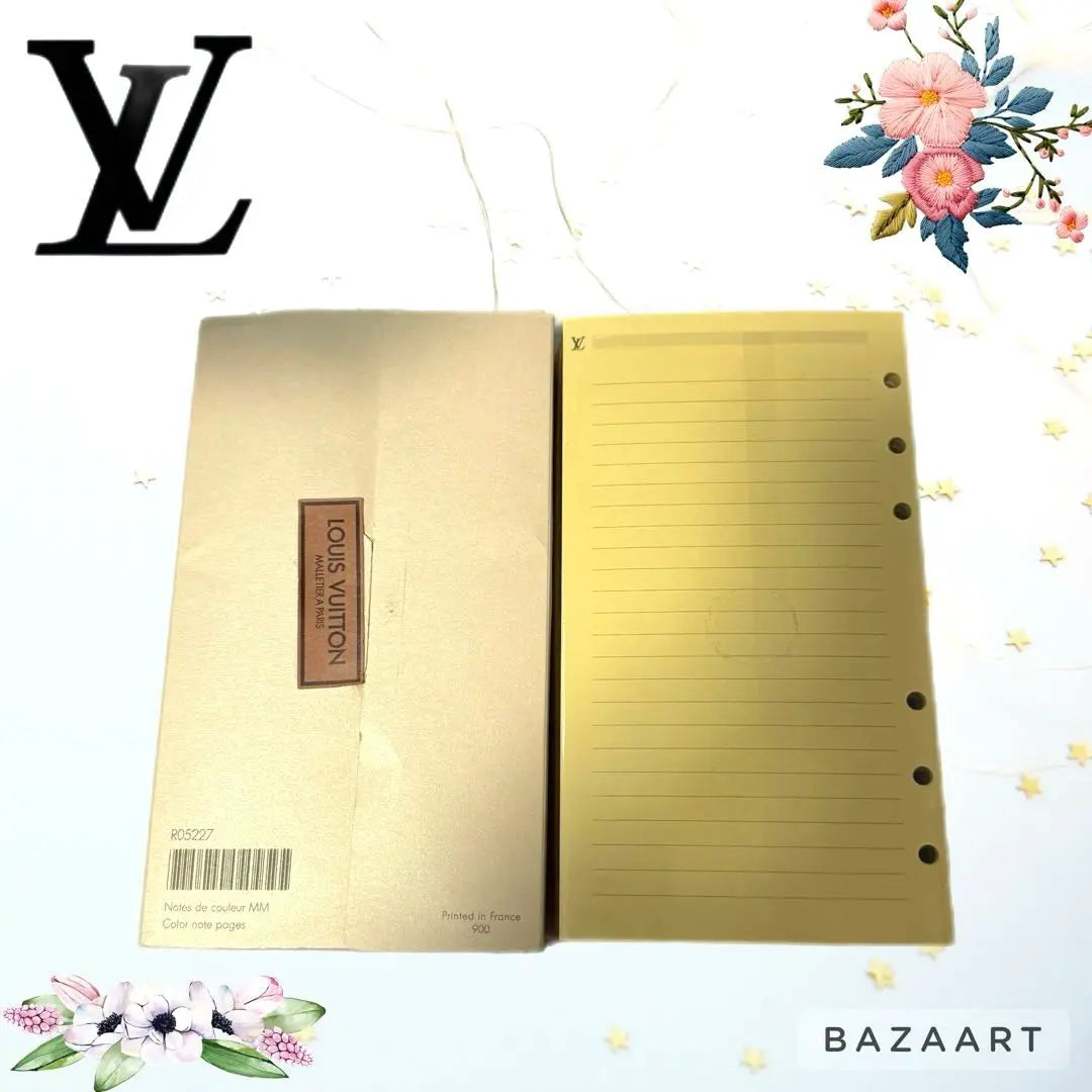 LOUIS VUITTON Louis Vuitton Agenda Refill Notebook not used