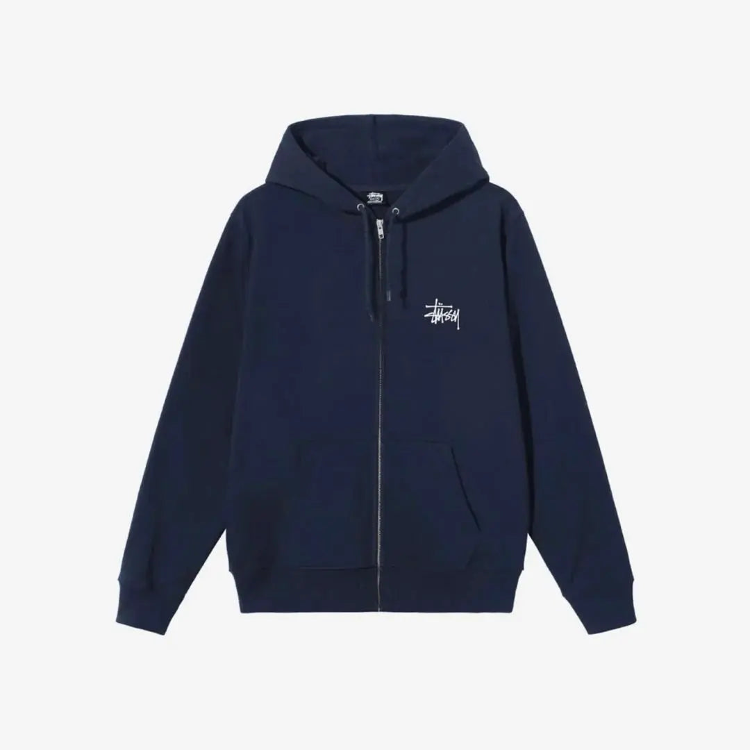 ❗️Venta por tiempo limitado❗️Sudadera con capucha y cremallera básica Stussy azul marino L