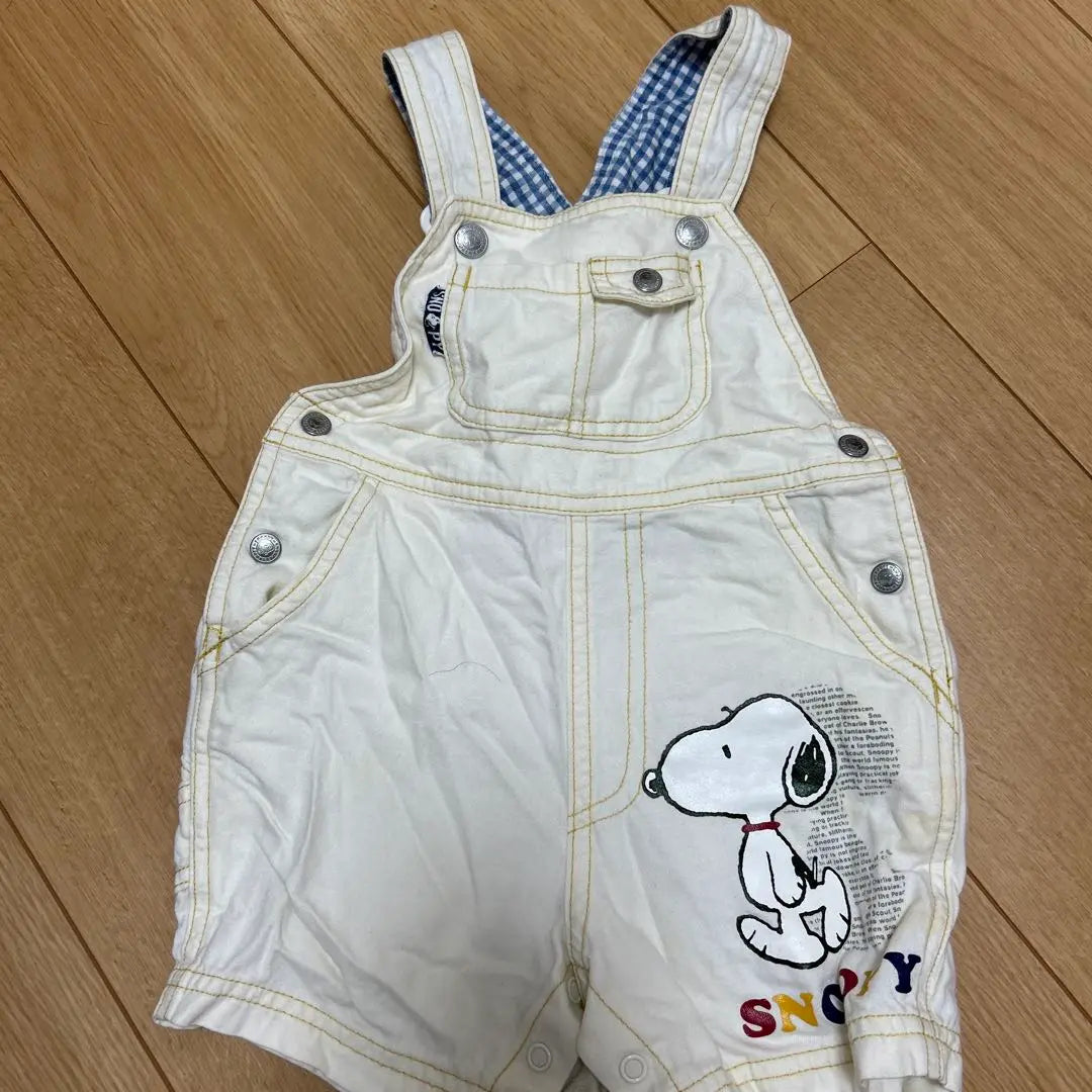 Snoopy cotton short overalls 80cm