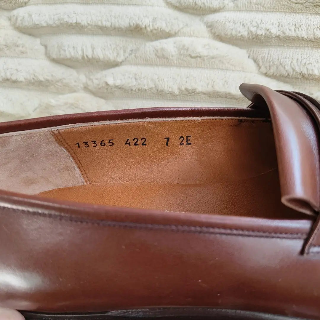 Ferragamo Loafers Leather Shoes Size 7 Straight Tip | Ferragamo　ローファー　レザーシューズ ７サイズ　ストレートチップ