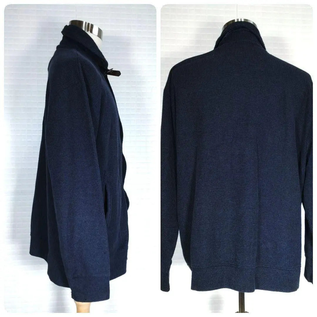 3808 Men's Large Size 3L [Practical] Cut -and -sew dark blue navy | 3808メンズ 大きいサイズ 3L【プラクティカル】カットソー 紺色 ネイビー