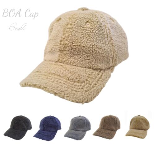 ＼Popular item♪／【Boa Cap MUJI】《Free shipping by mail》 Cap Boa Boa Cap Low Cap Adjustable Belt Autumn Winter Fluffy Boa Poodle Boa Warm Outdoor Women's Cold Protection Men's Ladies