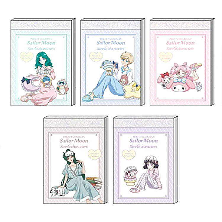 Sailor Moon x Sanrio Characters Memo Mini Set B 720302 My Melo My Sweet Piano Little Twin Stars Kikirara Pochakko