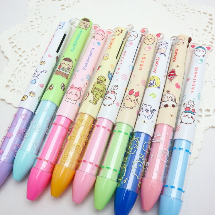 Chiikawa mimi pen Hachiware Rabbit Flying Flying Manju Shokusho Shisa Anoko Secondhand Bookstore Ballpoint pen Cat pattern Anoko CHIIKAWA