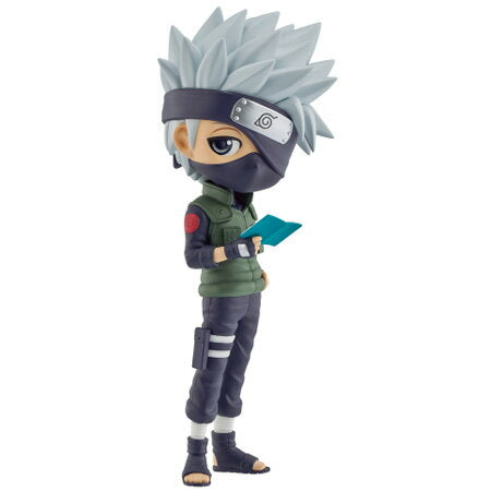 Free shipping Naruto Shippuden Q posket Hatake Kakashi regular color figure K-pos anime prize Banpresto goods model toy