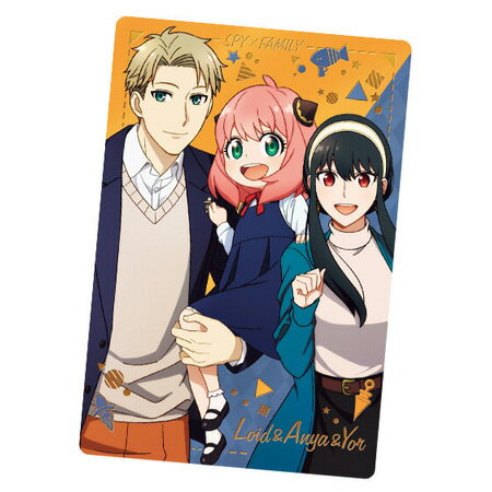 Free shipping SPY×FAMILY Wafers 27. Special Card 4 Lloyd & Anya & Yor Gold Foil Stamped Single Item LOID FORGER ANYA FORGER YOR FORGER Spy Family Anime Character Goods Candy Toy Strap Capsule �