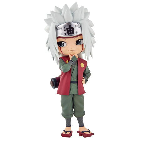 Free shipping NARUTO Shippuden Q posket Jiraiya Single Jiraiya Figure K-pos Anime Prize Banpresto Goods Model Toy