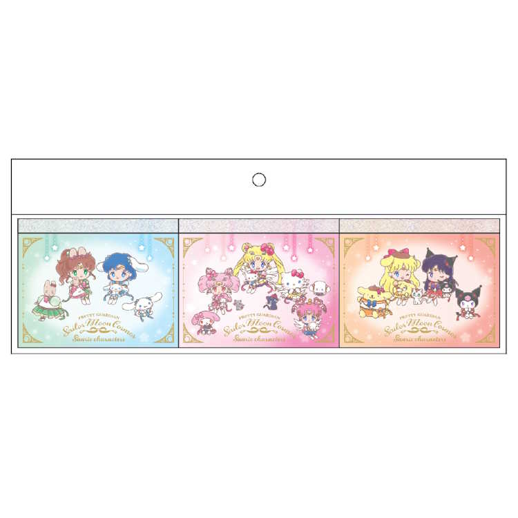 Sailor Moon x Sanrio Memo Mini Set of 3 Books A Movie Version Sailor Moon Cosmos Memo Memo Memo Memo Memo Memo Memo Message Paper Message 3 Sailor Moon Cosmos & Sanrio Characters