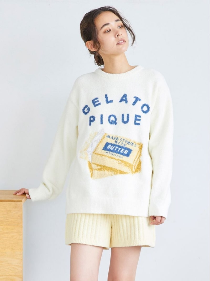 [SALE/30% OFF] Souffle BUTTER Shorts gelato pique gelato pique innerwear and loungewear Other innerwear and loungewear Yellow [RBA_E] [Free Shipping] [Rakuten Fashion]