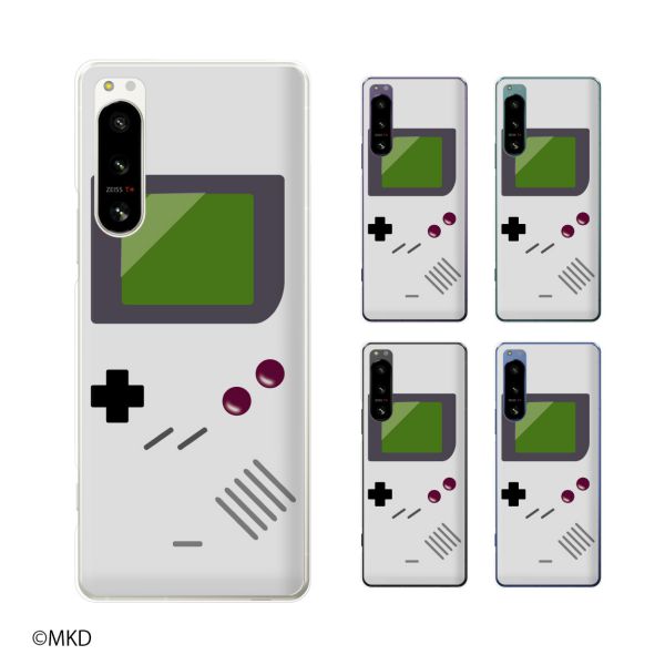 docomo [Xperia 5 IV SO-54C / Xperia 1 IV SO-51C / 10 IV SO-52C / Ace III SO-53C / 5 III SO-53B / 1 III SO-51B] [Genuine cradle charging compatible] Game Boy Retro Gray cool Smartphone Case Hard Cover Xperia