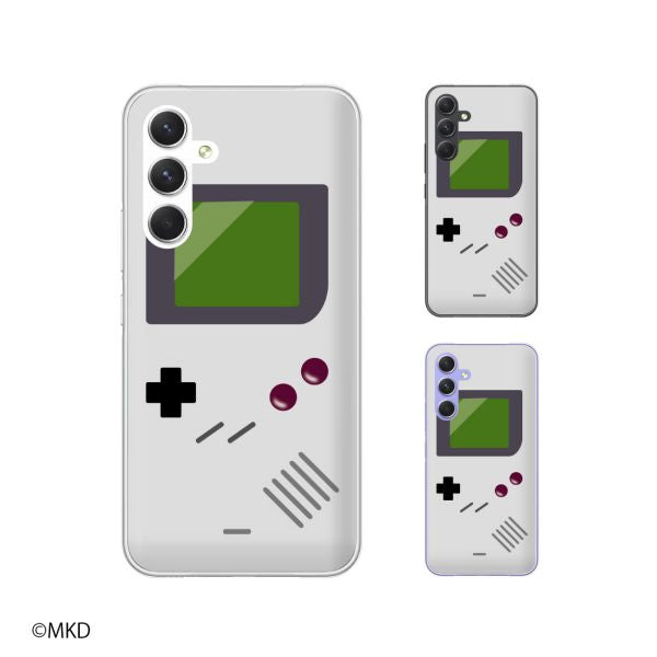 au case [Galaxy S23 SCG19 / A54 5G SCG21 / A23 5G SCG18 / S22 SCG13 / S22 Ultra SCG14 / A53 5G SCG15 / A51 5G SCG07] Game Boy Retro Gray Cool Hard Case Cover Smartphone Case Hard Cover