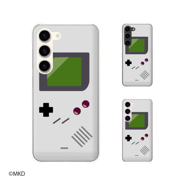 au case [Galaxy S23 SCG19 / A54 5G SCG21 / A23 5G SCG18 / S22 SCG13 / S22 Ultra SCG14 / A53 5G SCG15 / A51 5G SCG07] Game Boy Retro Gray Cool Hard Case Cover Smartphone Case Hard Cover