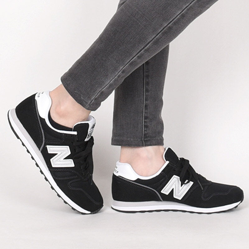 New Balance sneakers for women, men, shoes, casual, shoes, fashion, low cut, fashionable, ML373 KB2, black