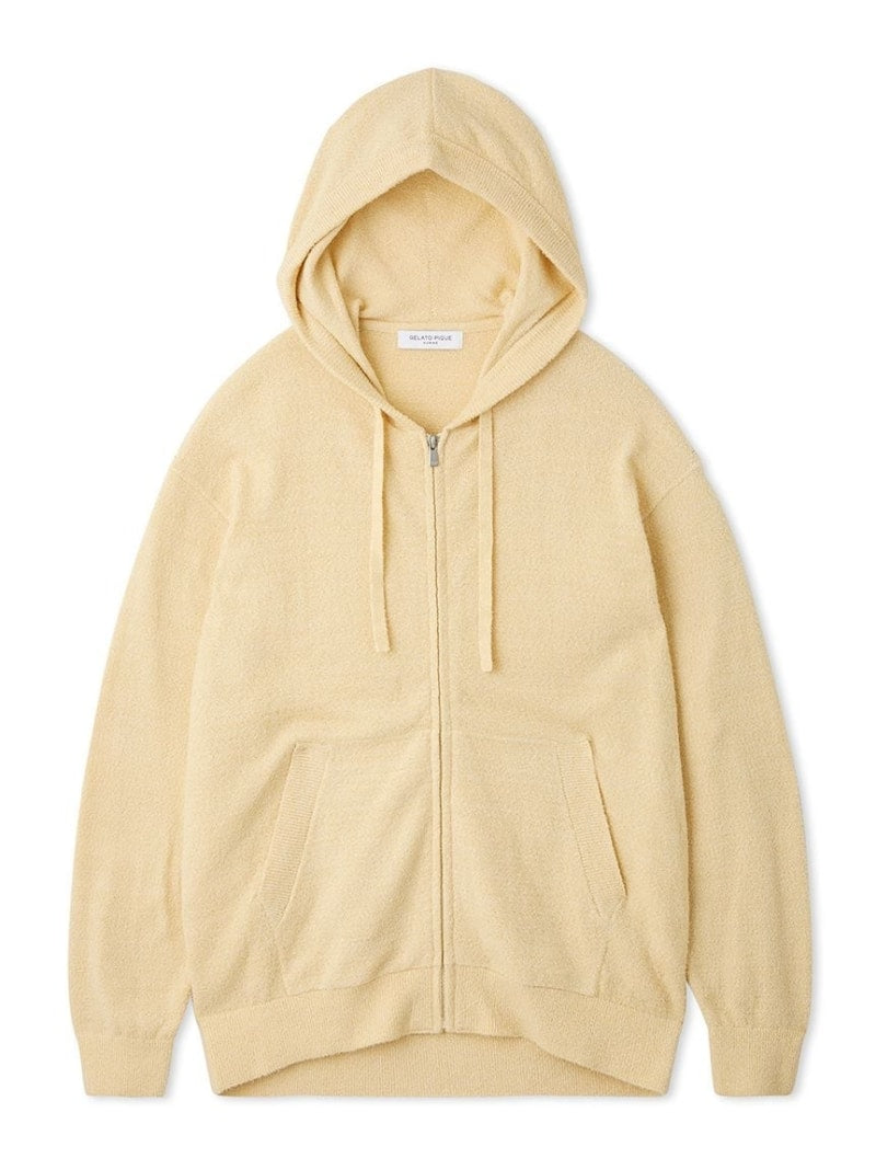 [SALE/30% OFF] [HOMME] Melange Jacquard Parka gelato pique Gelato Pique Tops Hoodie Yellow Gray [RBA_E] [Free Shipping] [Rakuten Fashion]