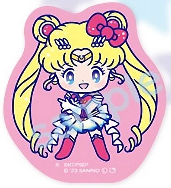 [Super Sailor Moon] Set de pegatinas troqueladas de la película Sailor Moon Eternal x Sanrio Characters *Solo una pegatina