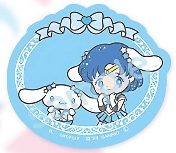 [Super Sailor Mercury x Cinnamoroll (Ribon)] Sailor Moon Eternal x Sanrio Characters Die-Cut Sticker Set *Only one sticker